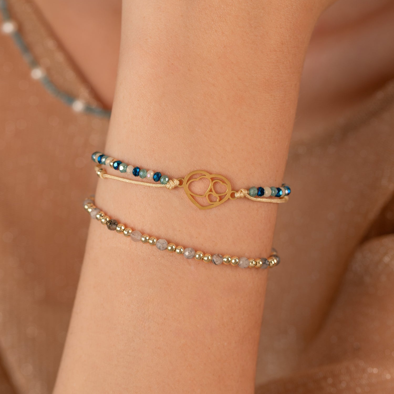 Pulsera Micaela - Corazones