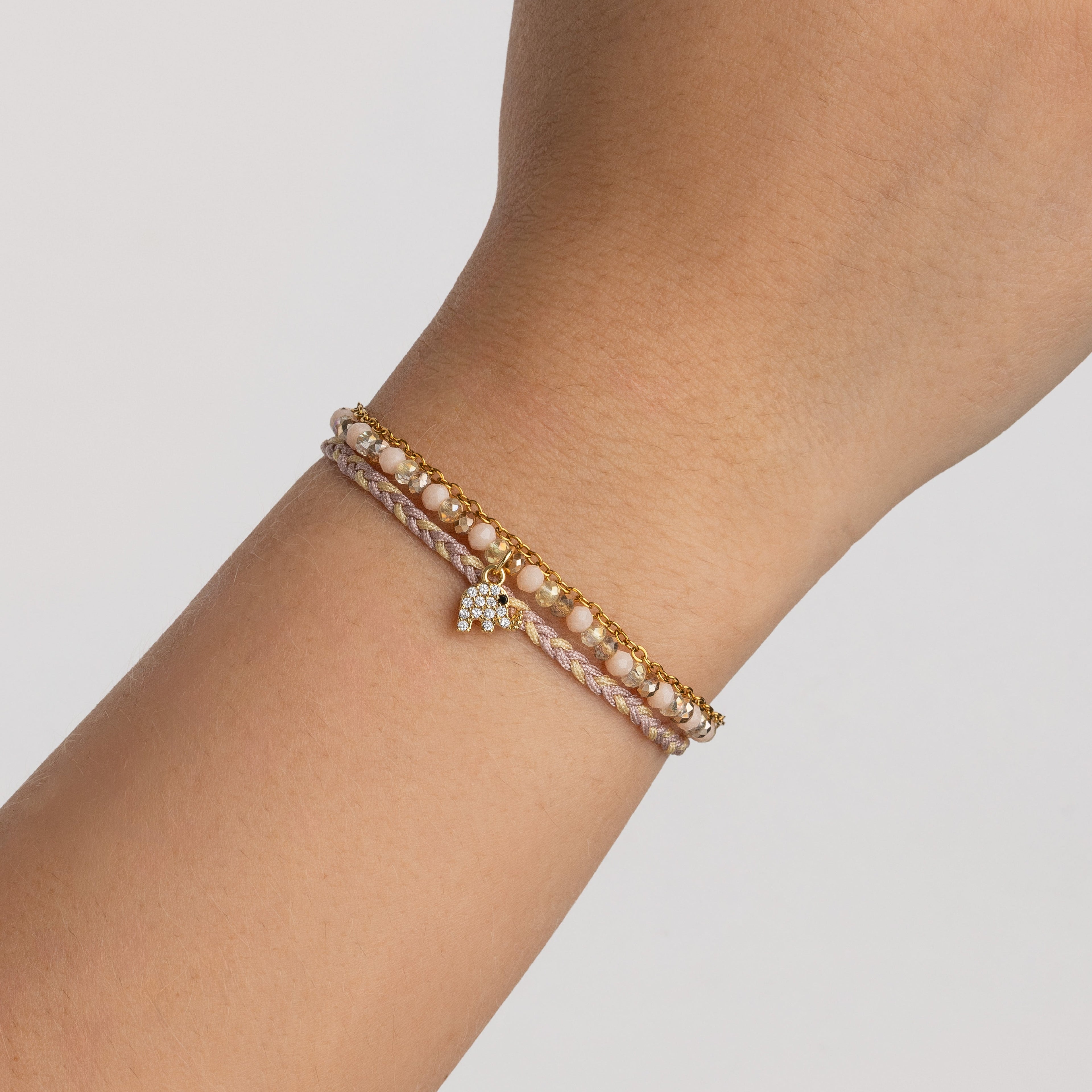Pulsera Julieta Triple - Elefante Mini