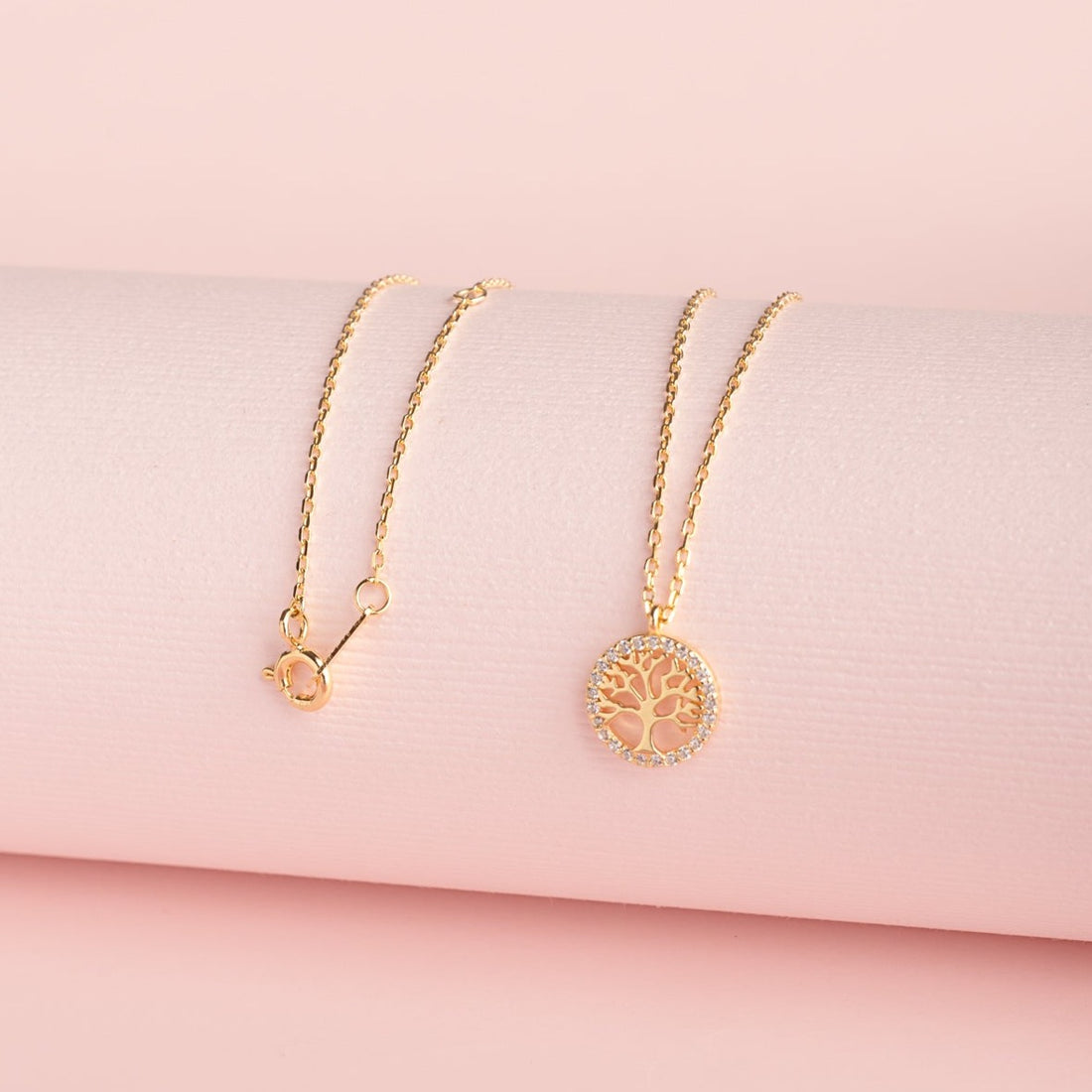 Collar Mini Medalla Árbol de la vida