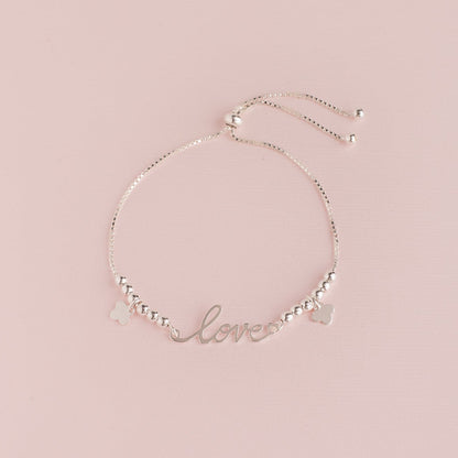 Pulsera Sole Esfera Plata Love