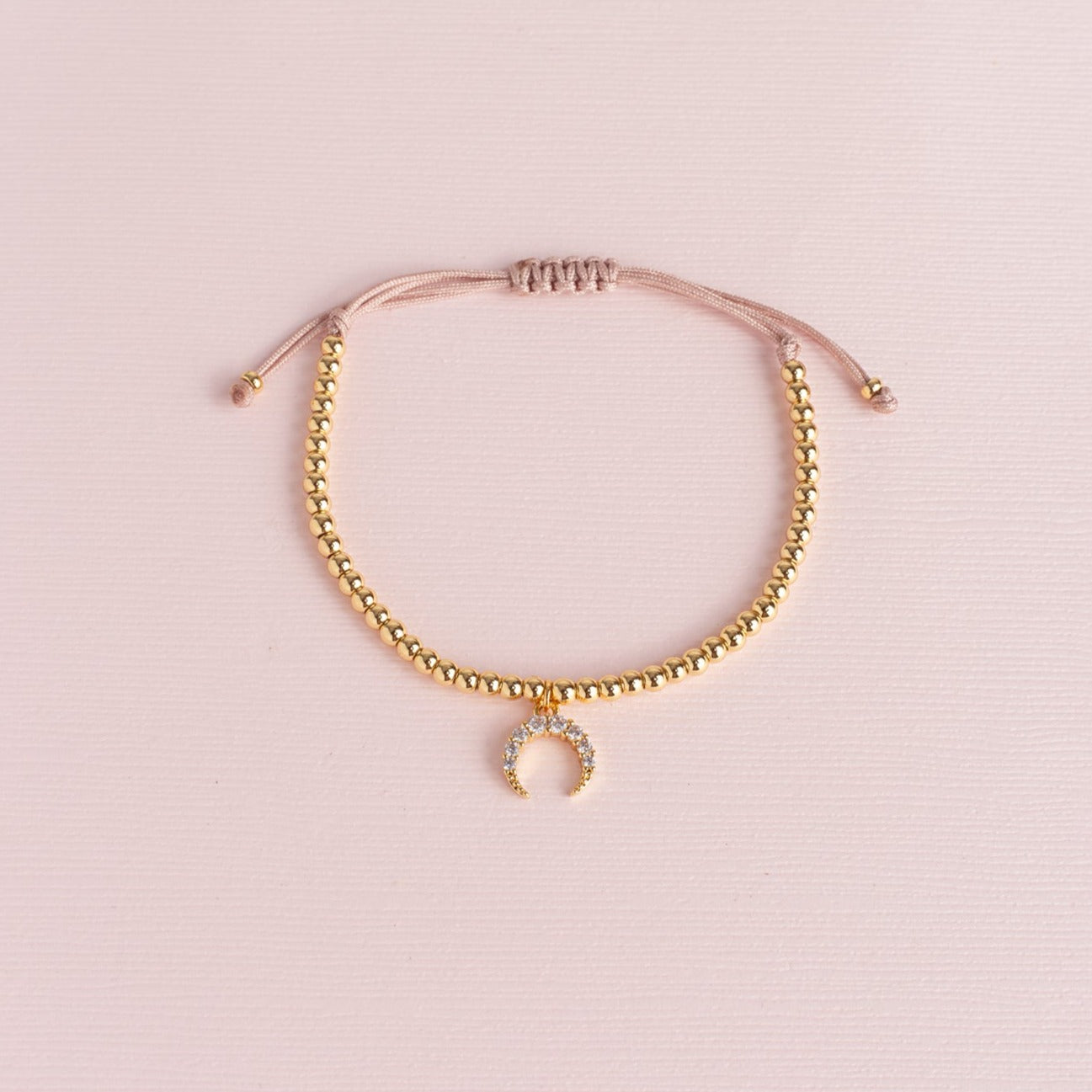 Pulsera Sole Esfera Hilo Luna Strass