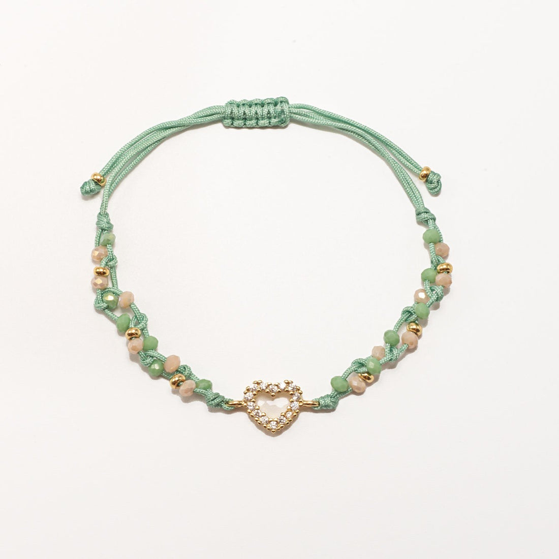 Pulsera Zoe Corazón Calado Strass