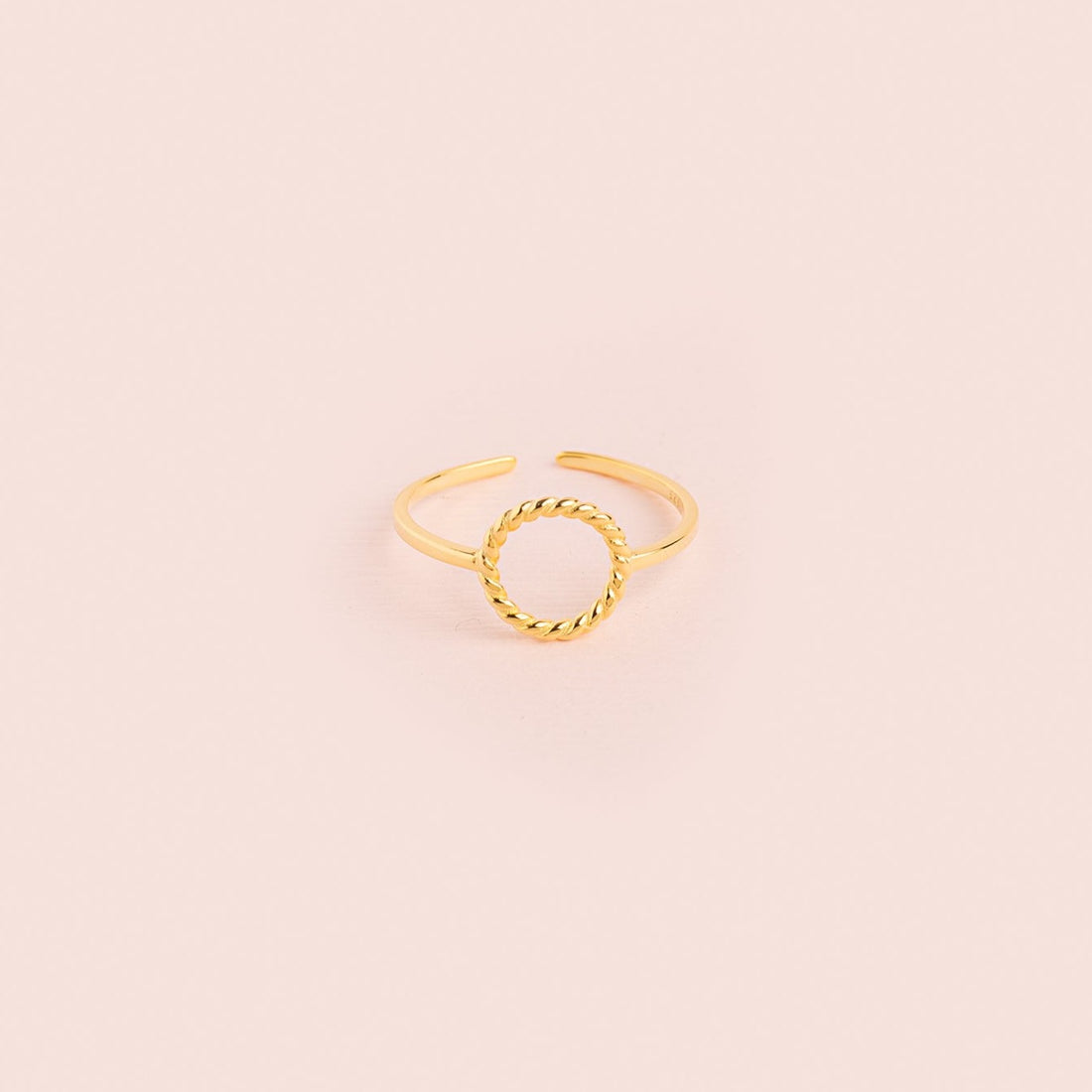 Anillo Círculo Trenzado - Karma