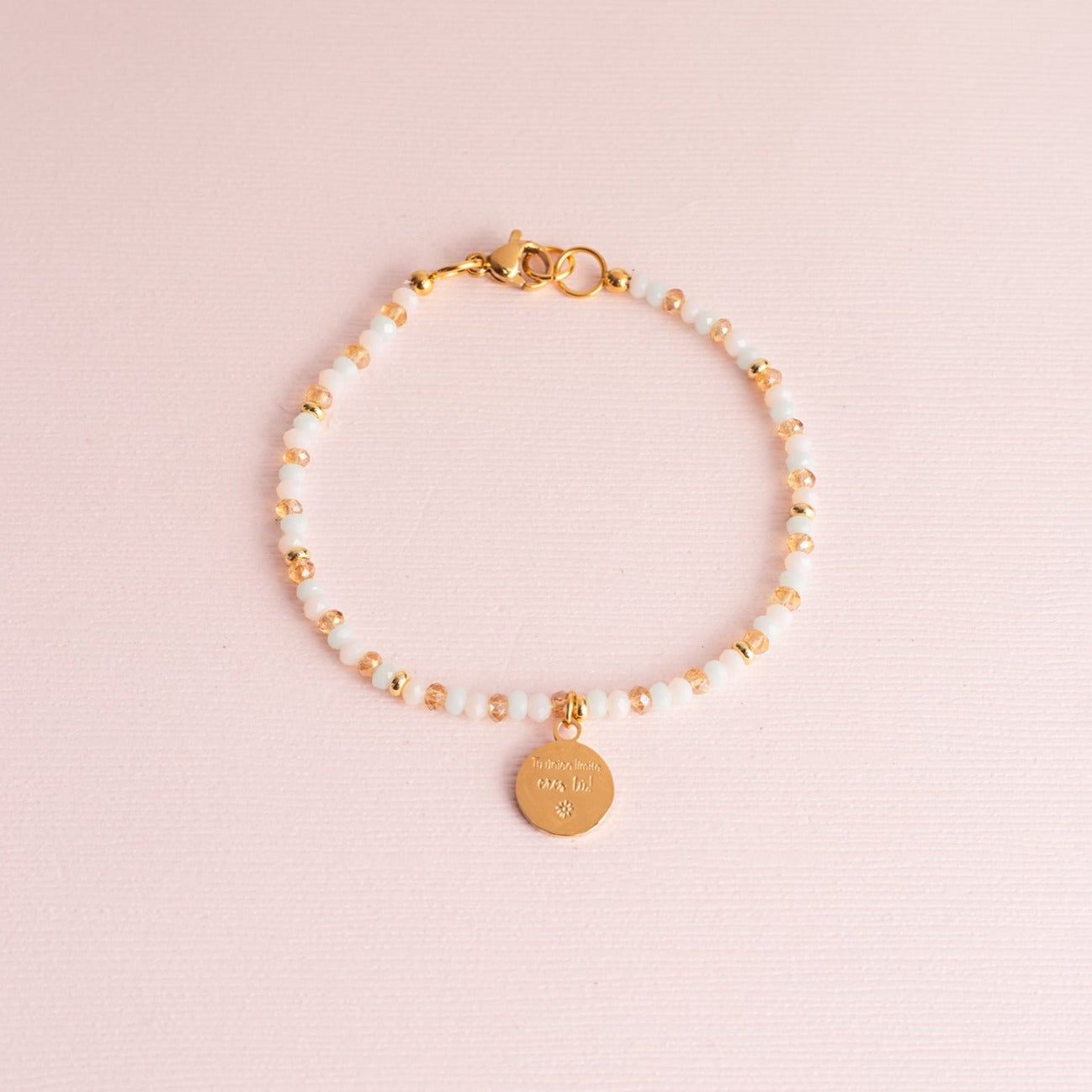 Pulsera Vera Broche Placa &quot;Tu único límite eres tú&quot;