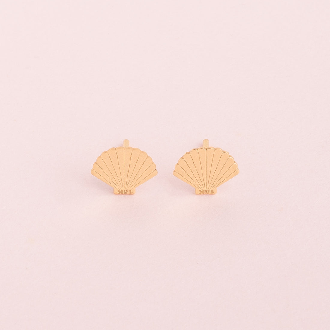 Aretes Abanico Oro18k