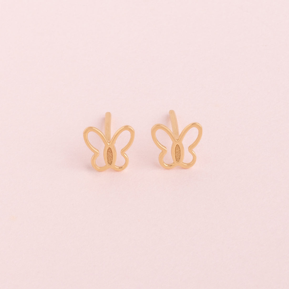 Aretes Mariposa MIni Oro18k