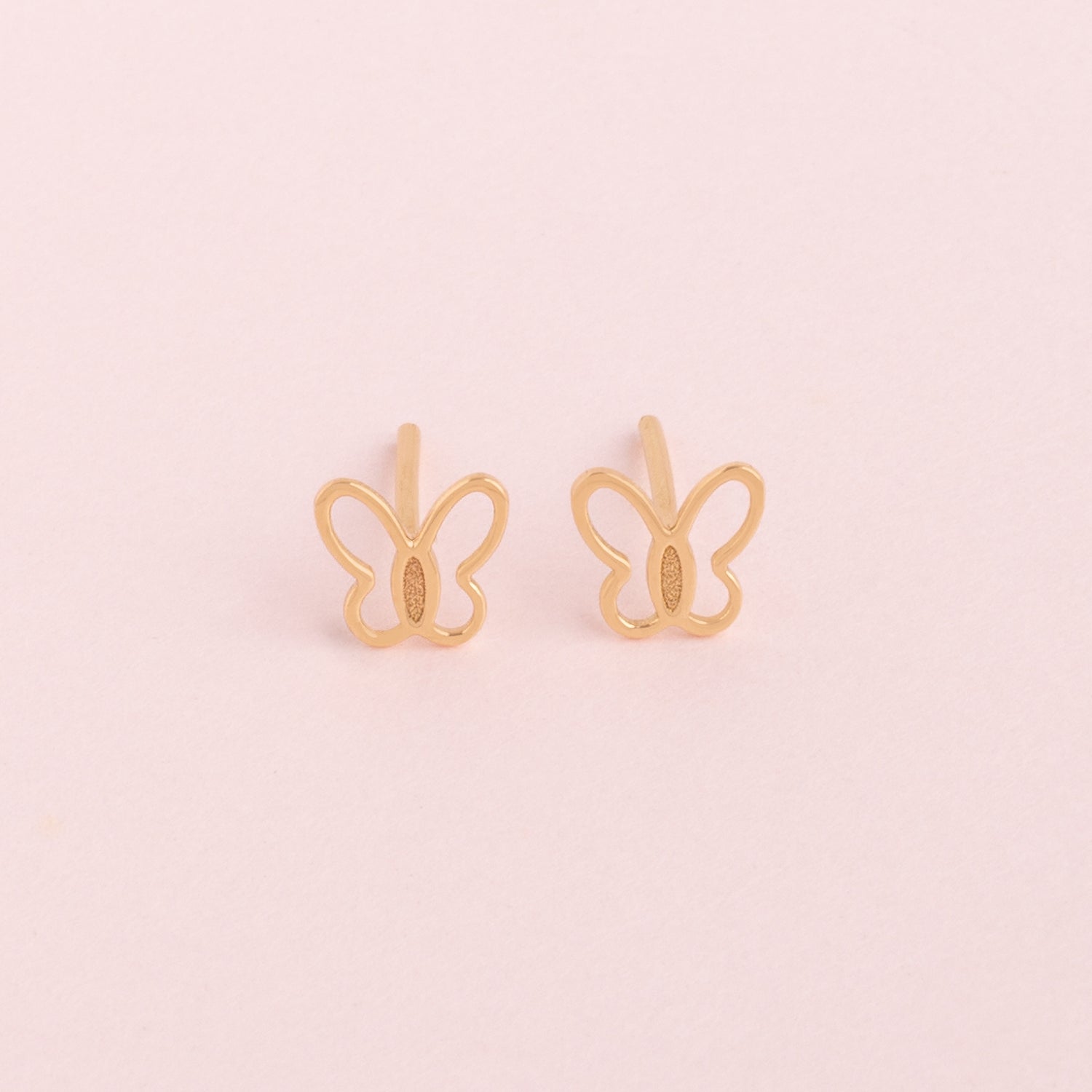 Aretes Mariposa MIni Oro18k