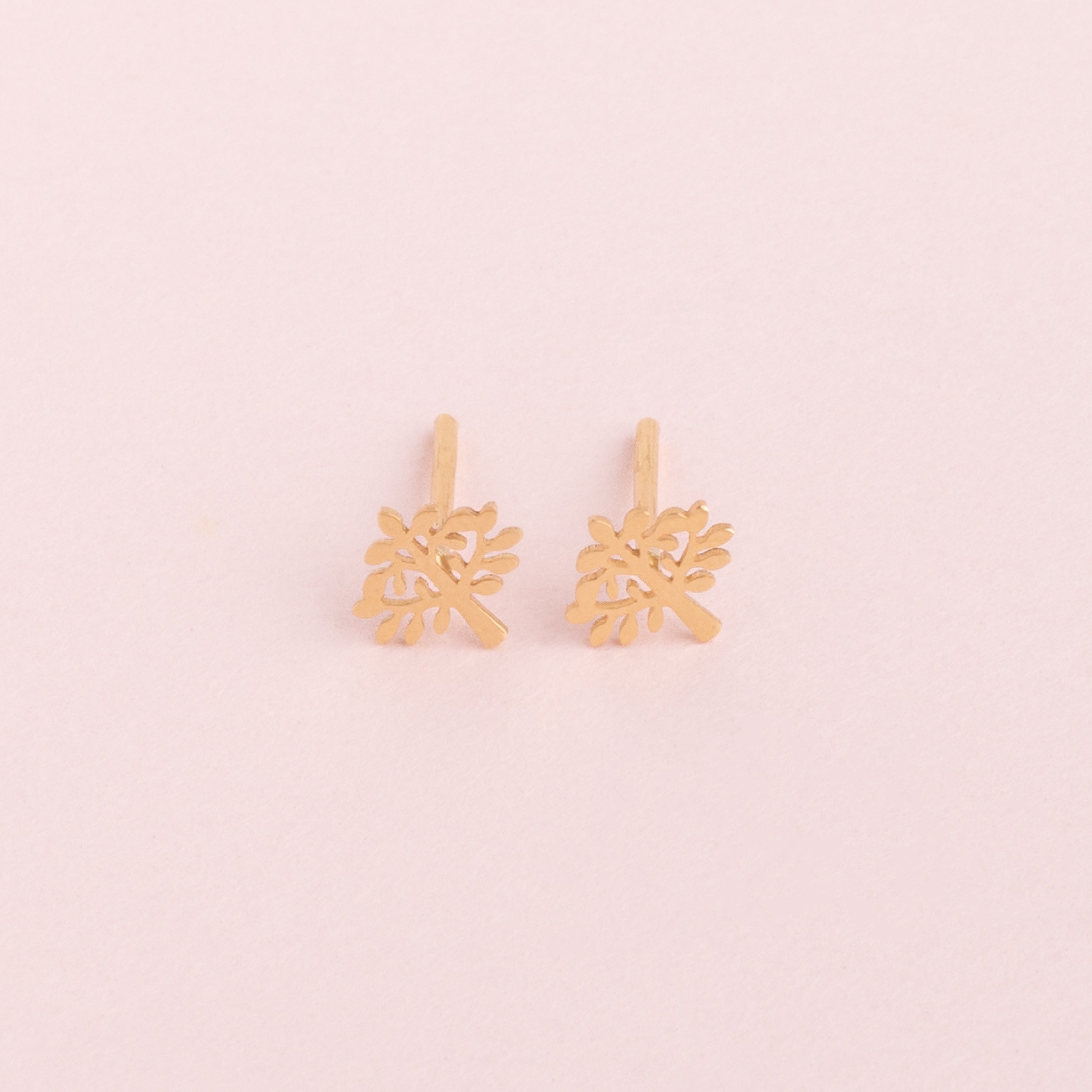 Aretes Arbol De La Vida Oro18k