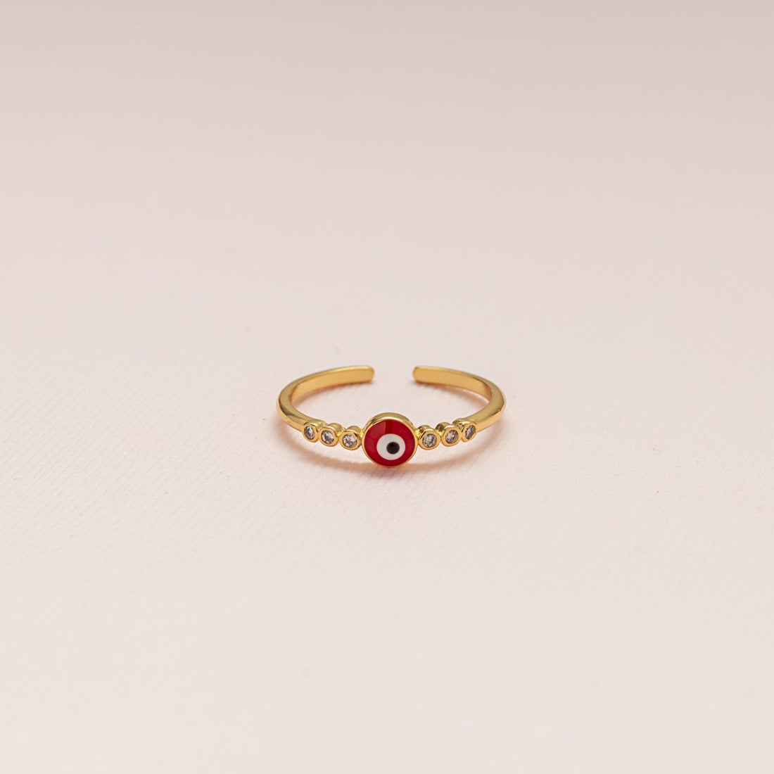 Anillo Ojo Turco Rojo