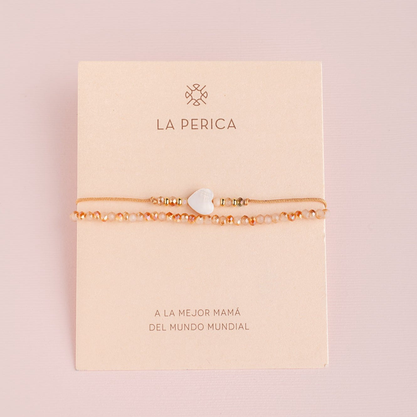 Pulsera Isabella Corazón  Nácar