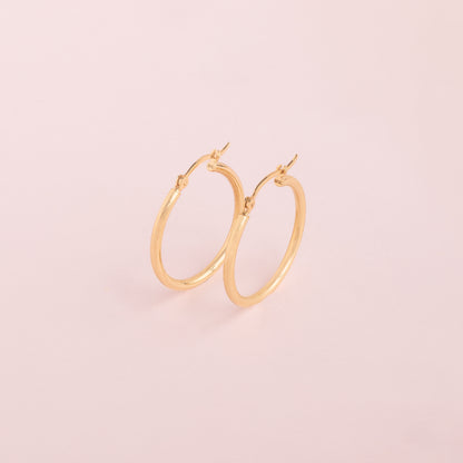 Argollas Lisas Oro18k