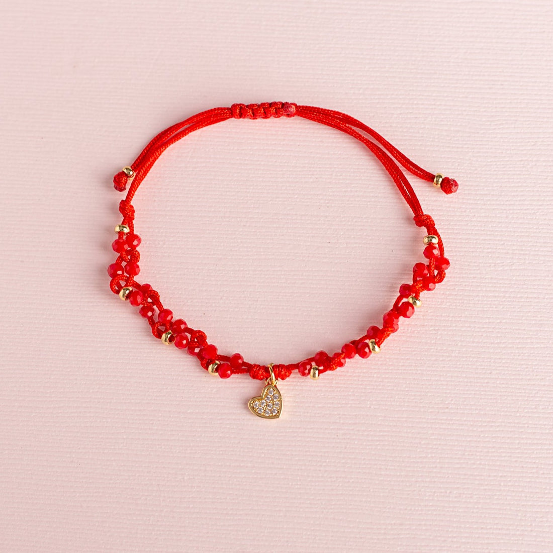 Pulsera Zoe Roja Corazón