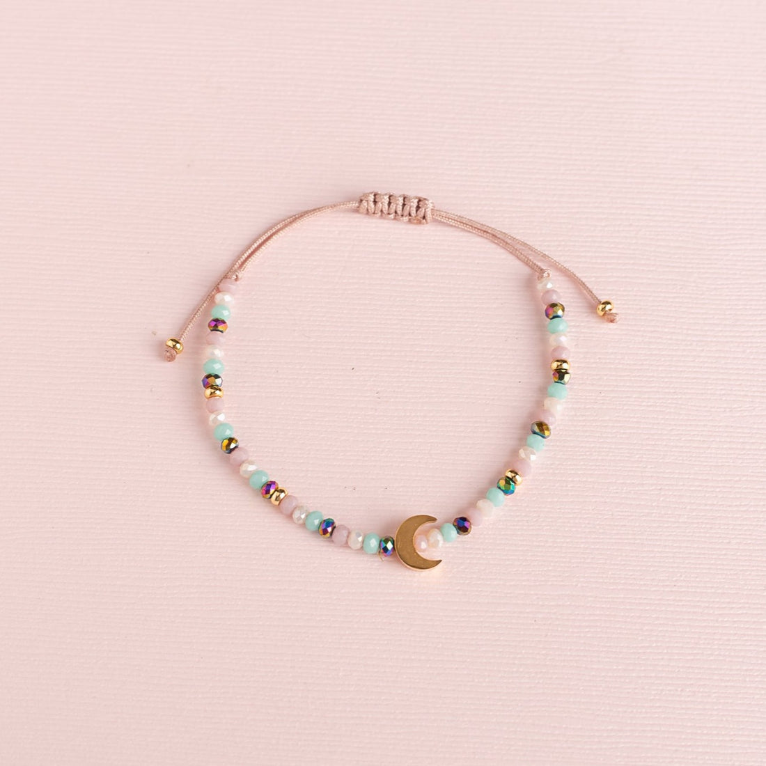 Pulsera Vera Lila Hilo Luna