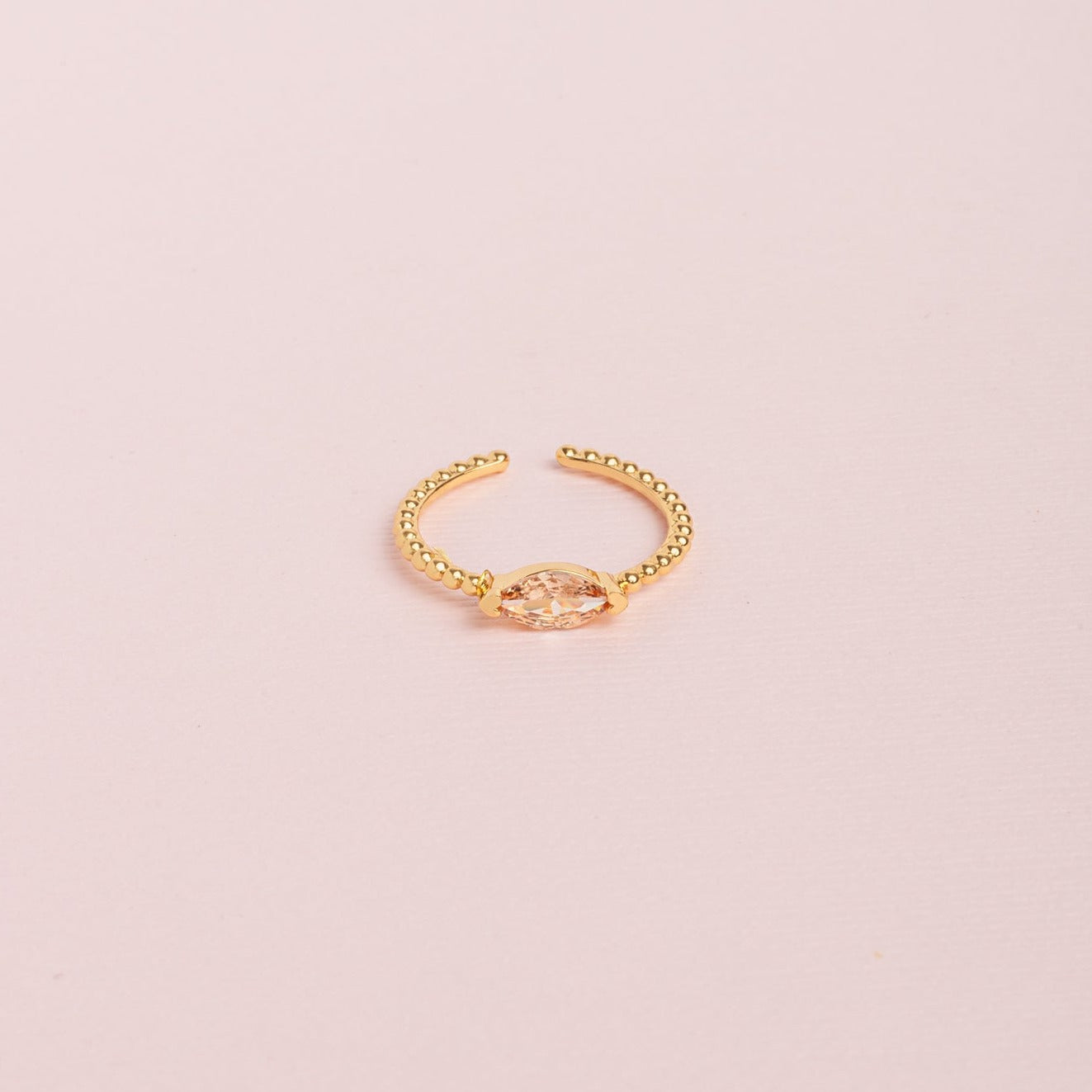 Anillo Baguette Camel