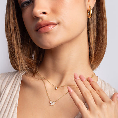 Collar Cuarzo Blanco