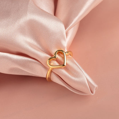Anillo Corazón Calado