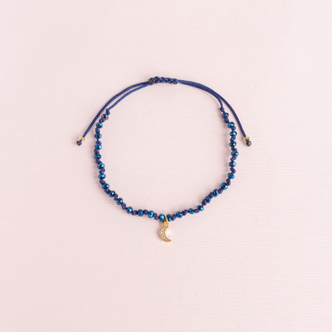 Pulsera Vera Nudo Luna Strass