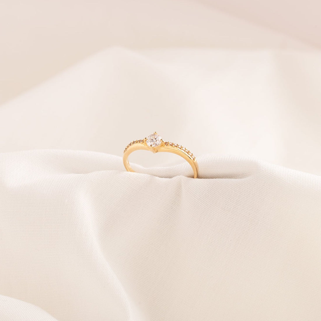 Anillo Promesa Oro 18K