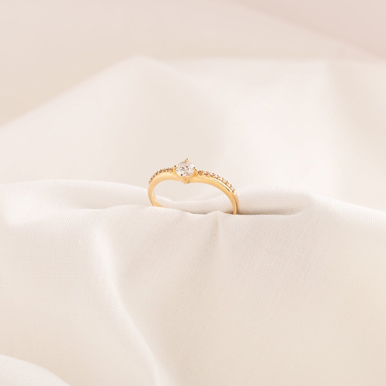 Anillo Promesa Oro 18K