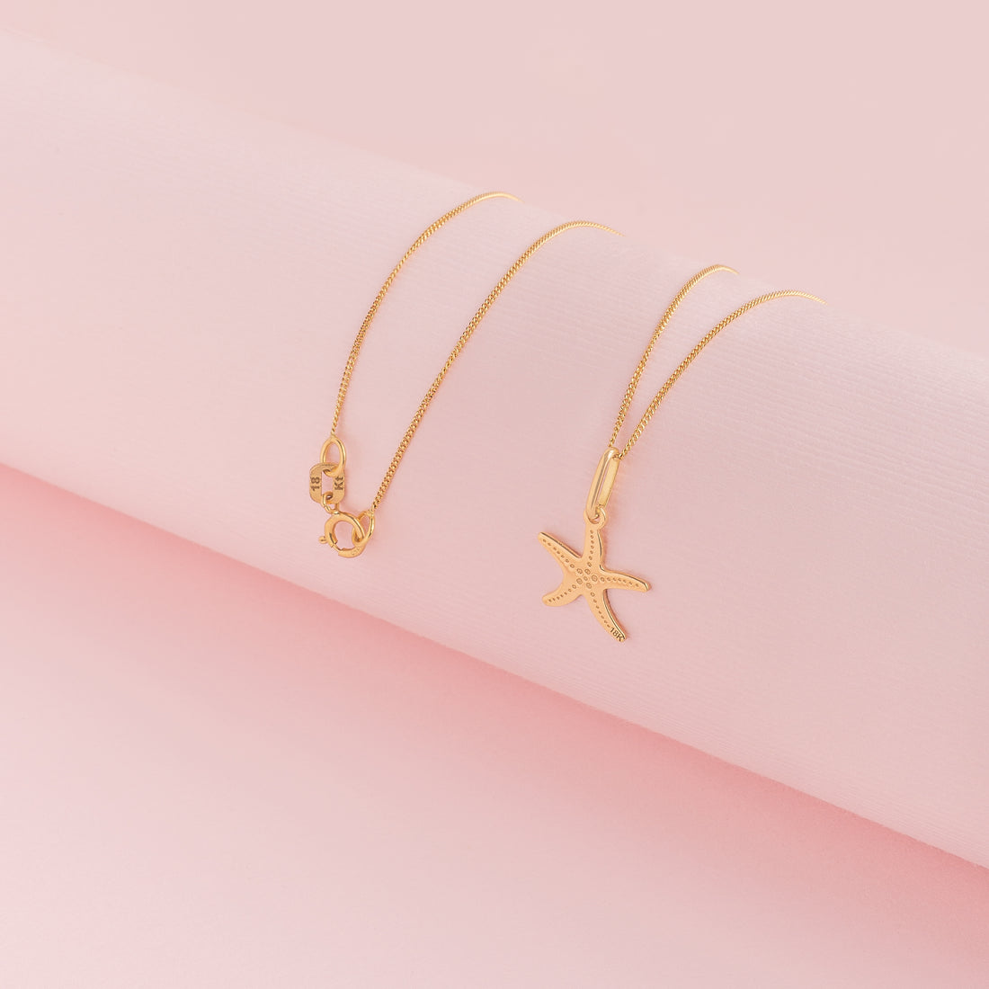 Dije Estrella De Mar Oro 18k (precio no incluye cadena)