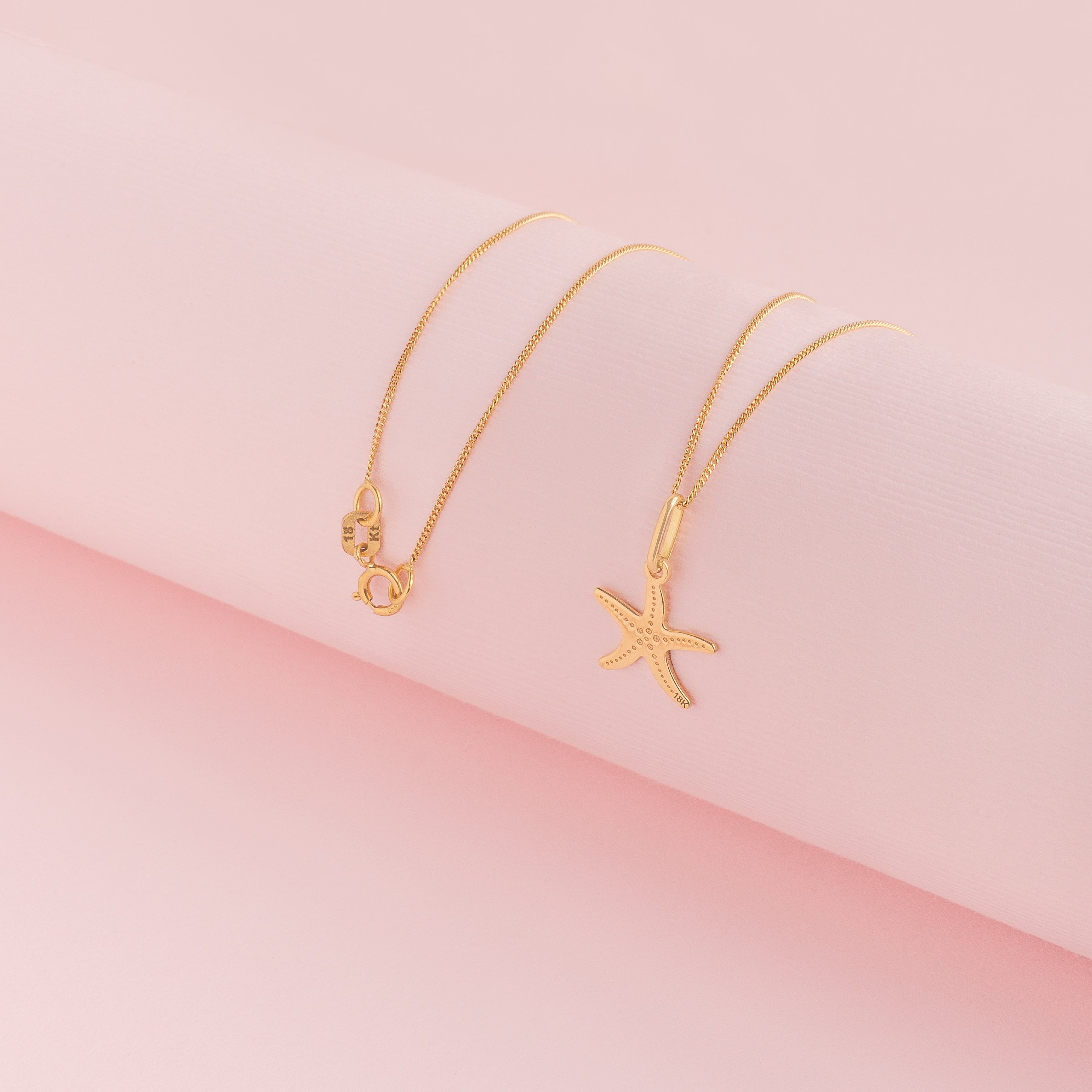 Collar Estrella De Mar Oro 18k