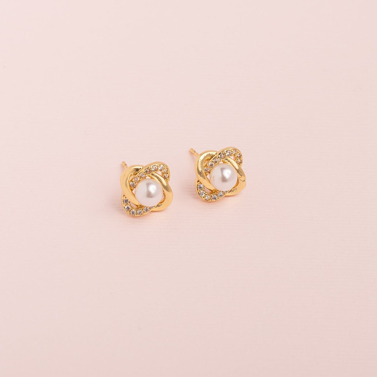 Aretes Galicia Perla-Strass