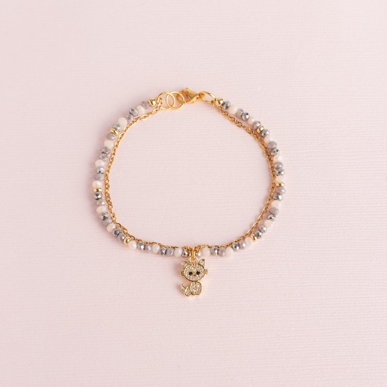 Pulsera Rafaella Gatito Strass