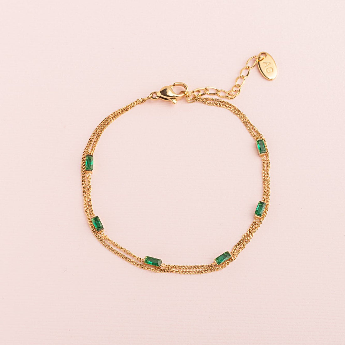 Pulsera Sole Doble Punto Luz Verde