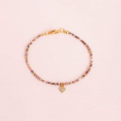 Pulsera Vera Broche Corazón Mini