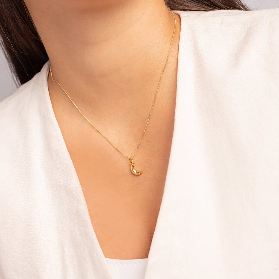 Collar Luna Punto Luz