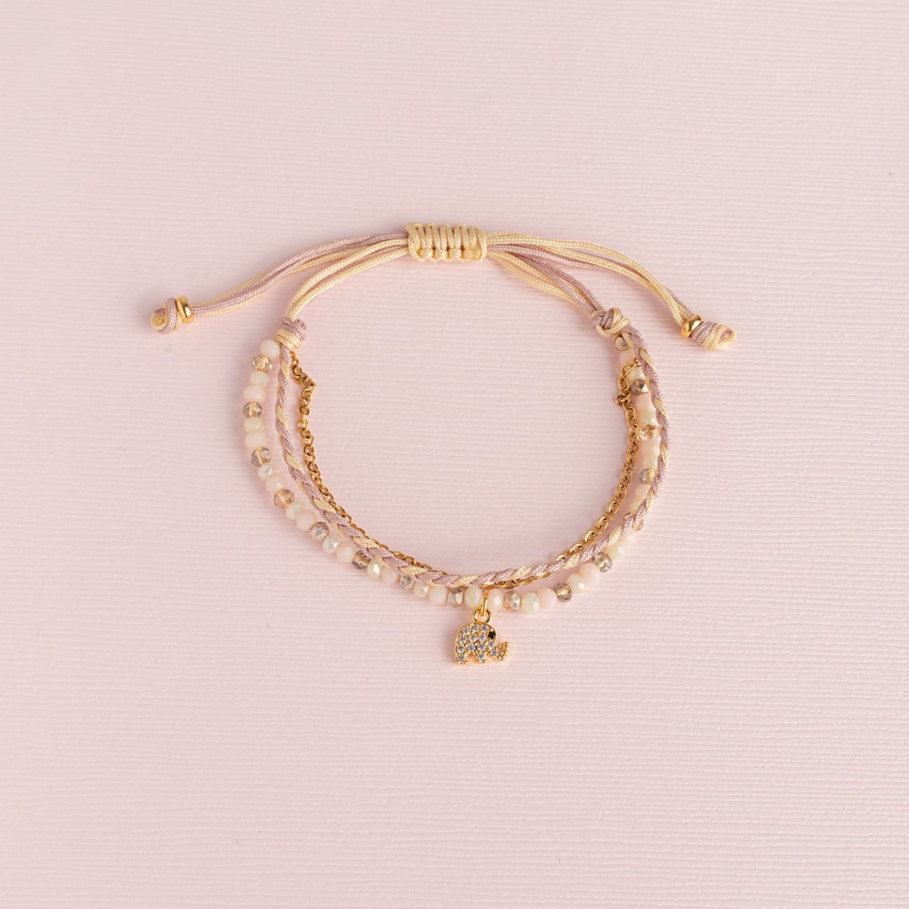 Pulsera Julieta Triple Elefante Strass Mini