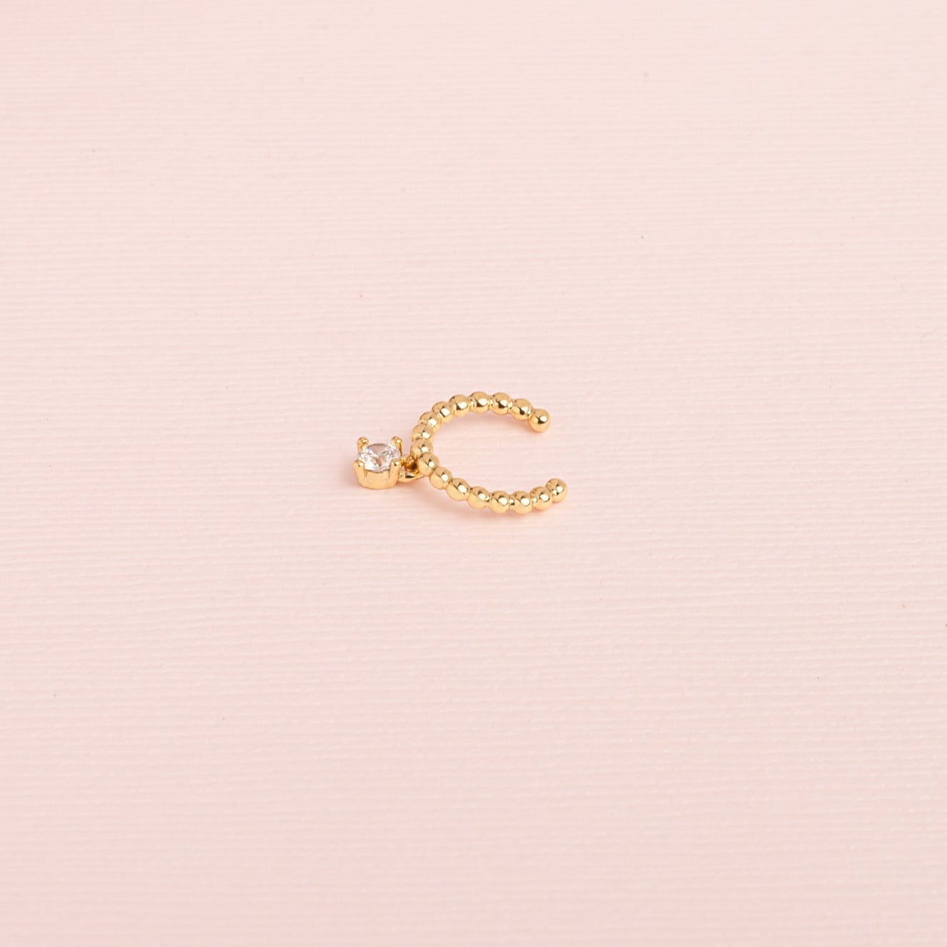 Earcuff Punto Luz Colgante