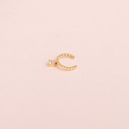 Earcuff Punto Luz Colgante