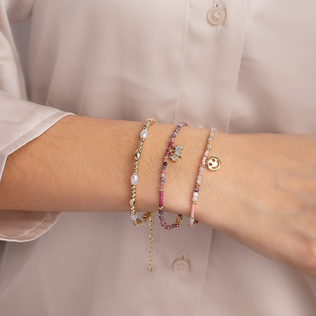 Pulsera Sole Esfera Perla