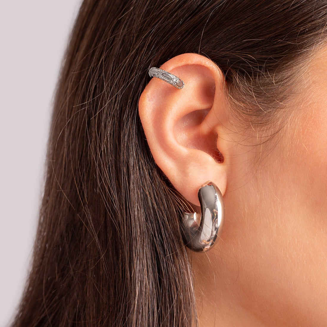 Argollas Dora Plateado