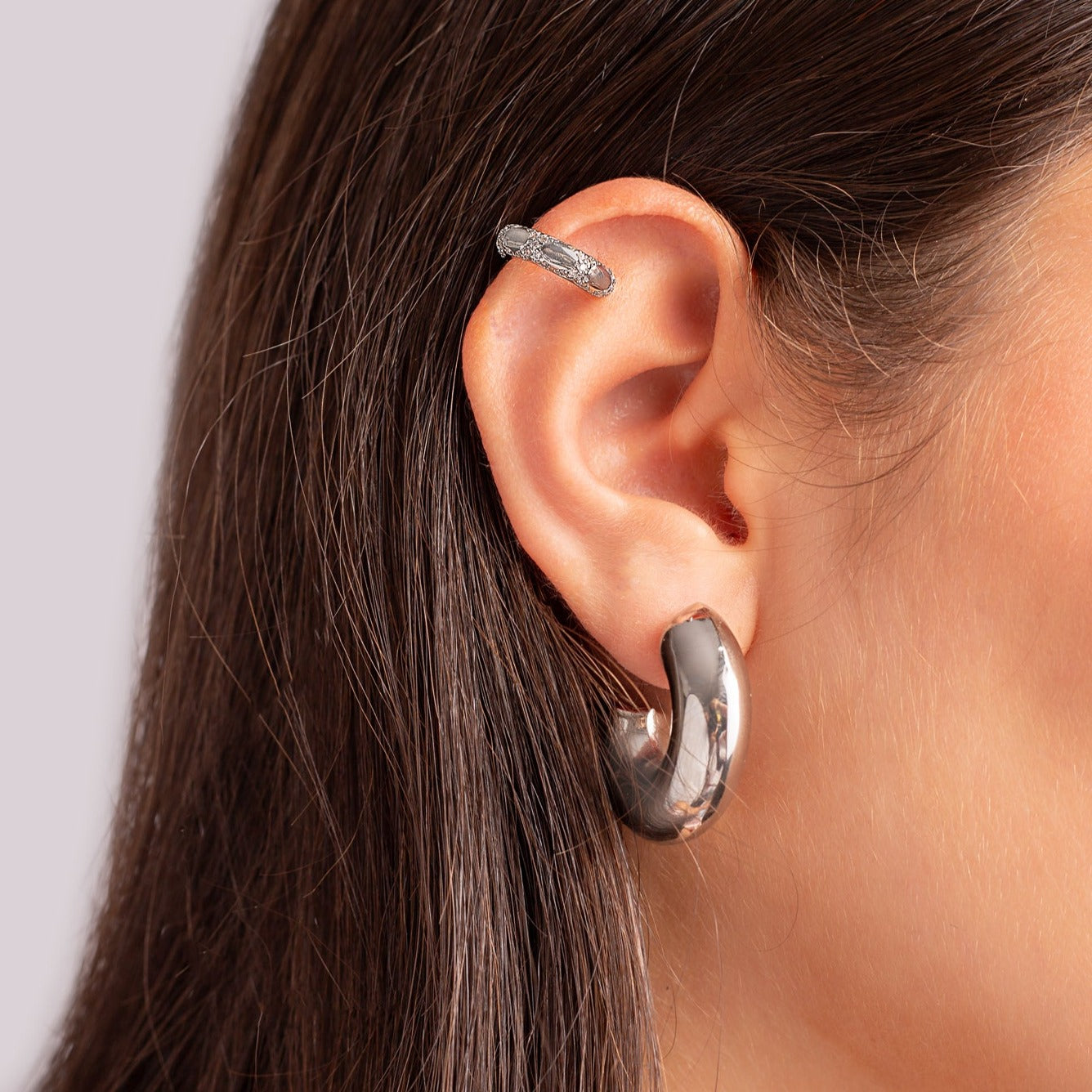 Argollas Dora Plateado