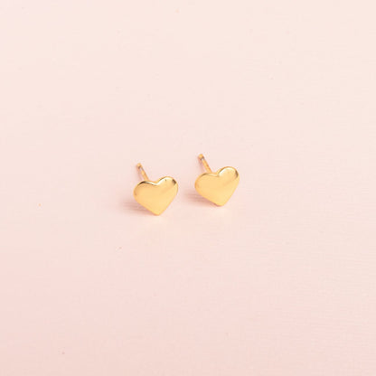 Aretes Corazón Liso