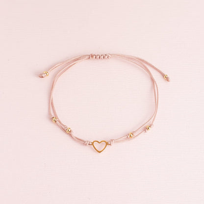 Pulsera Lia Doble Nudo Corazón