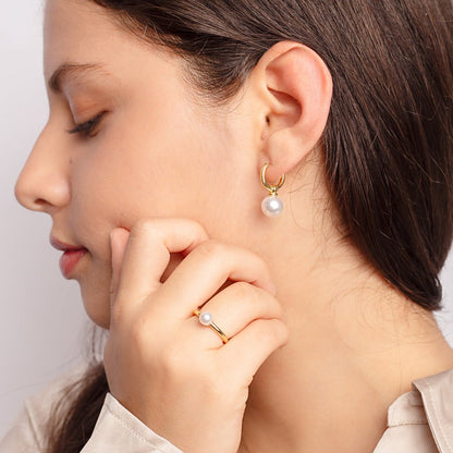 Argollas Elia Perla