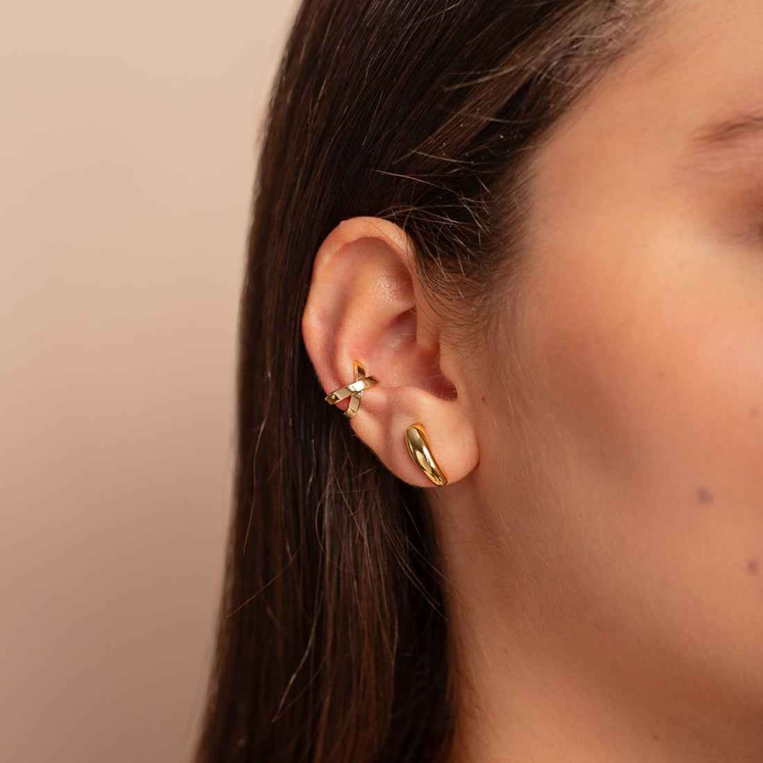 Aretes Nerea Dorado