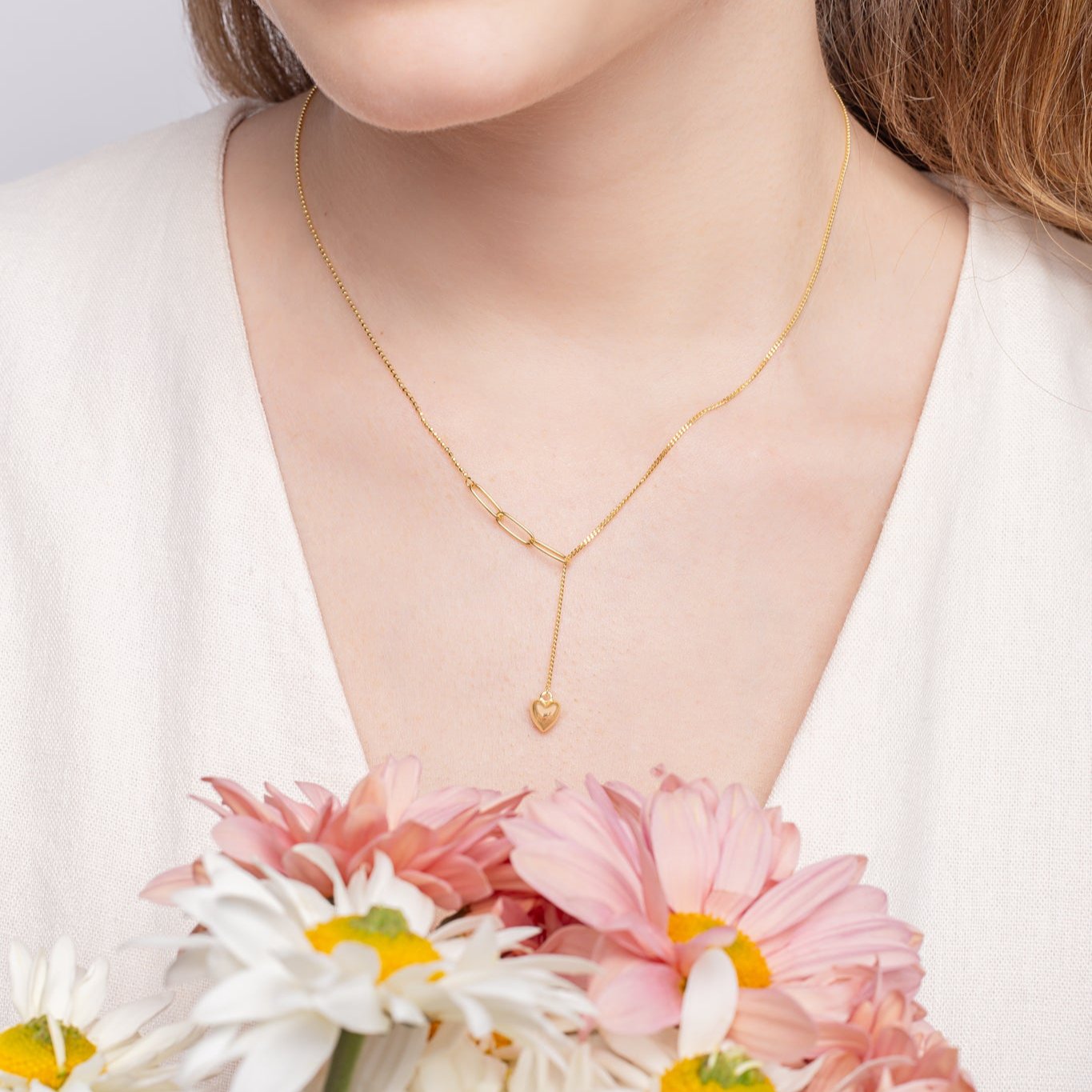 Collar Sweet Heart Charm