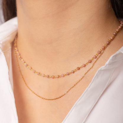 Collar Valentina Palo Rosa