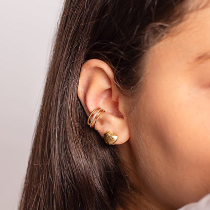 Aretes Corazón Liso