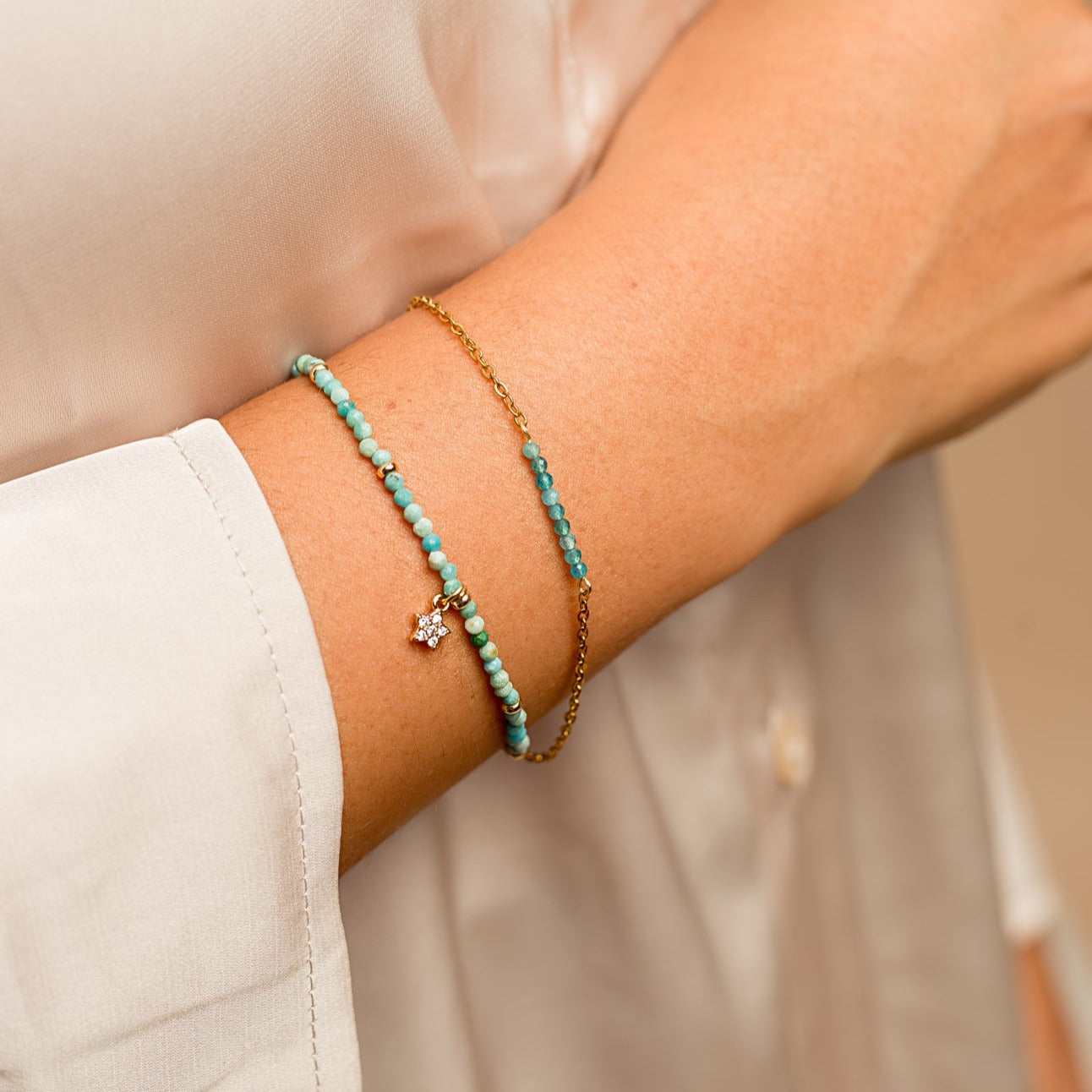Pulsera Vera Nature - Estrella Strass