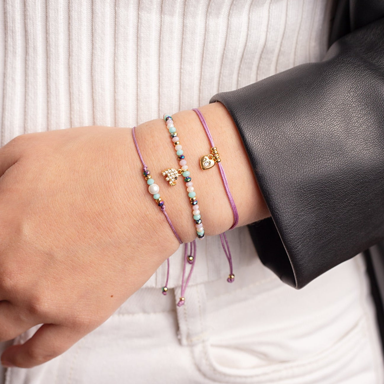 Tripack Vera Elefante Strass + Bbf + Lia Perla