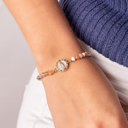 Pulsera Virgen Nácar