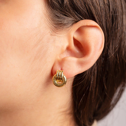 Aretes Donas Golden