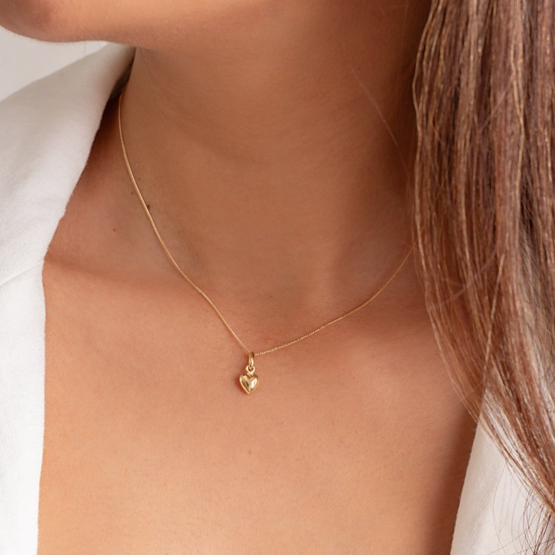 Collar Corazón Bombeado