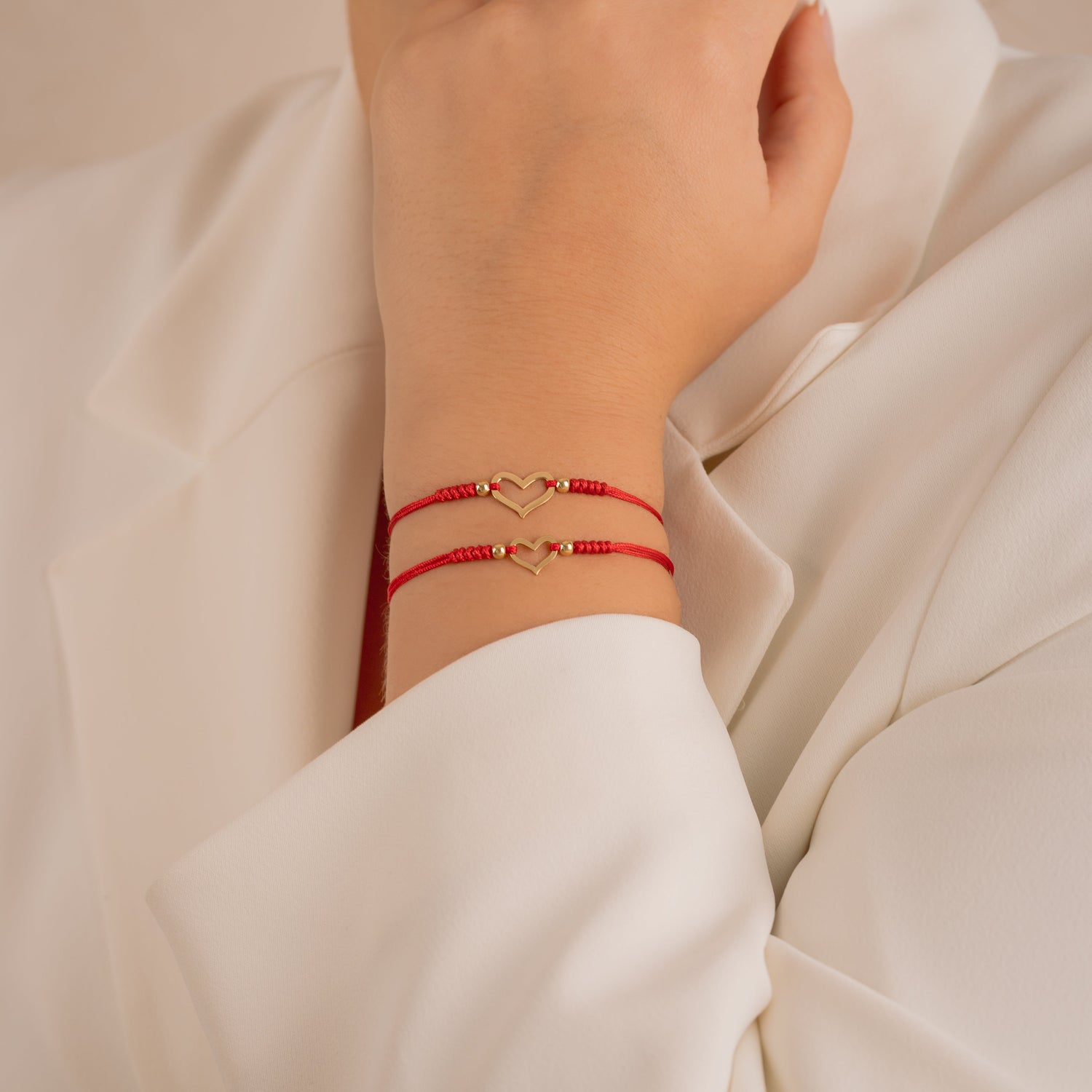 Pulsera Lia Snake Corazón mini Oro 18k