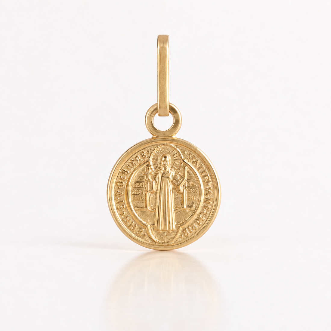 Dije San Benito Oro 18k